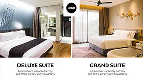 Digital Signage gratis templates hotels