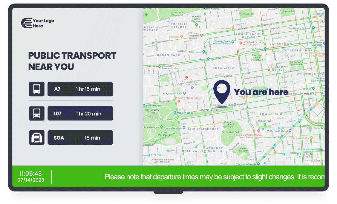 Digital Signage - Transportation
